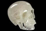 Realistic, Polished Quartz Crystal Skull #116361-2
